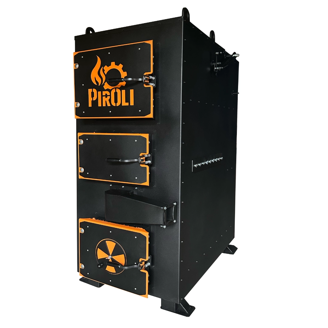 Піролізний твердопаливний котел PIROLI 150 кВт — промисловий